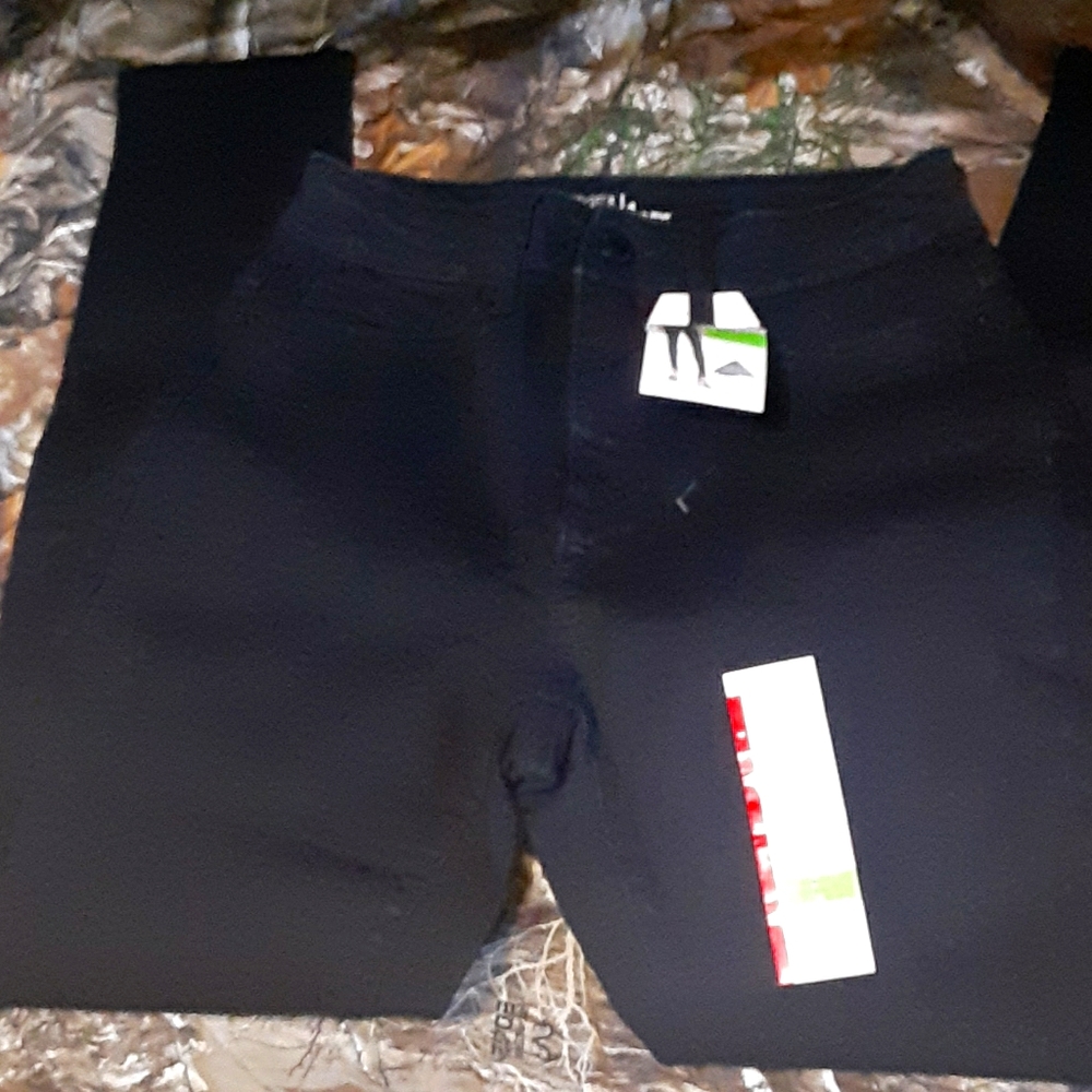 Black high rise skinny jeans